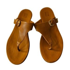 Fitflop Banda II Adjustable brown Toe Post Sandles W's US8